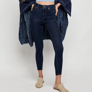 NWT Free People We The Free Montana Skinny Jeans in Dark Rinse